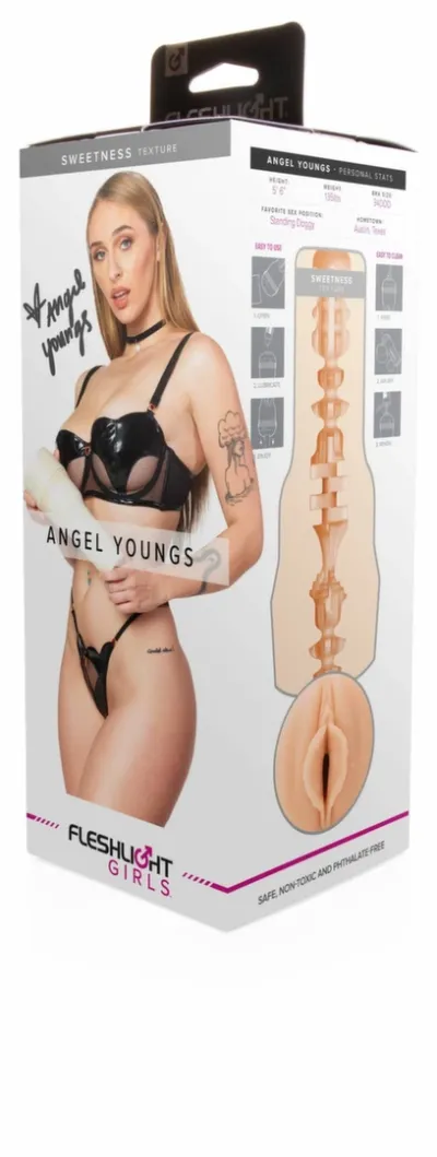 Masturbátor Fleshlight Girls Angel Youngs Sweetness, SuperSkin, 24 cm - obrázek 8