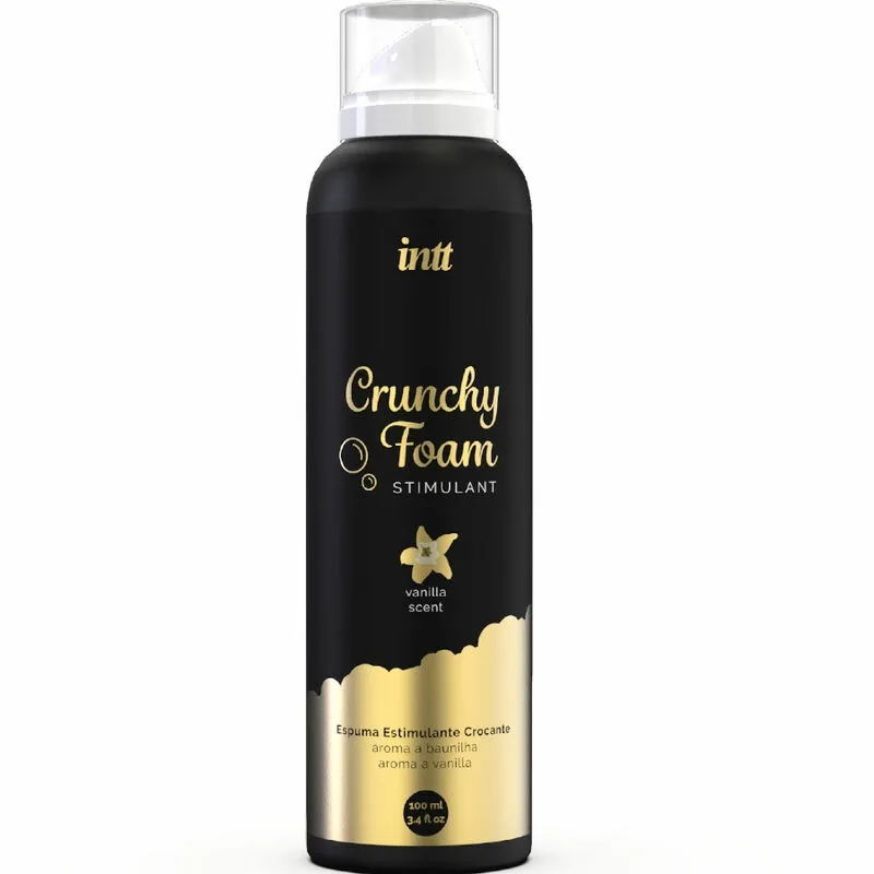 Šumivá masážní pěna INTT Crunchy Foam, vanilka, 100 ml