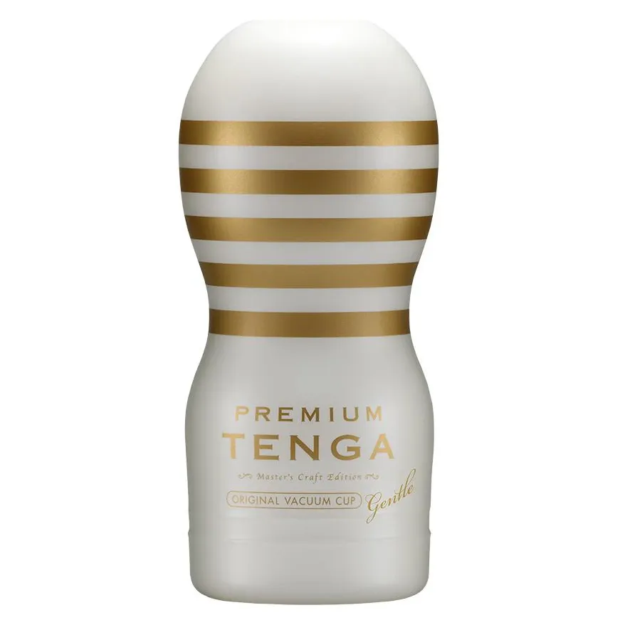 Masturbátor Tenga Premium Original Vacuum Cup Gentle, bílý