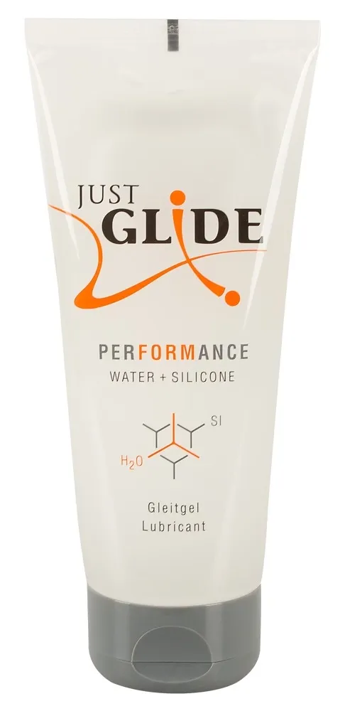 Hybridní lubrikační gel Just Glide Performance, 200 ml