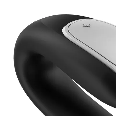 Vibrátor pro páry Satisfyer Double Fun s aplikací a dálkovým ovladačem, černý - obrázek 4