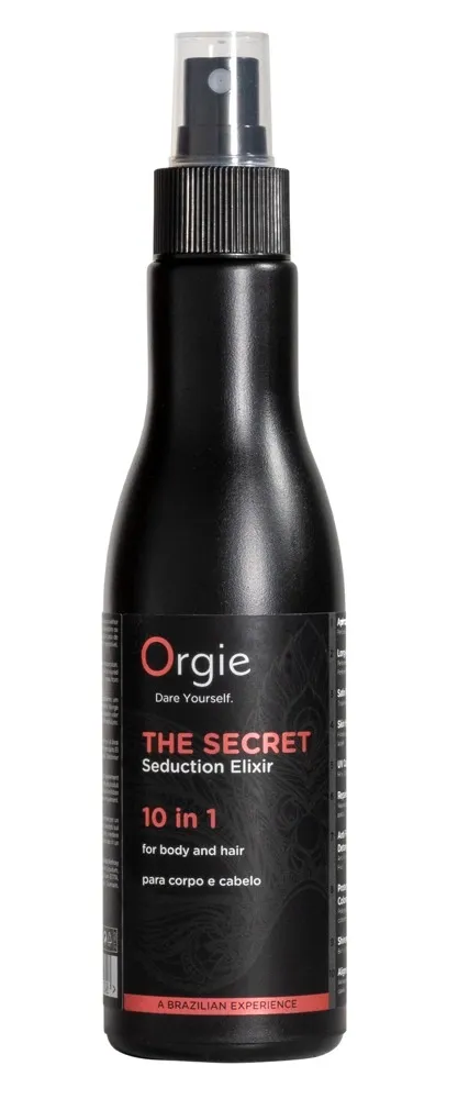Mléko na tělo a vlasy s feromony Orgie The Secret Seduction Elixir 10 v 1, 200 ml