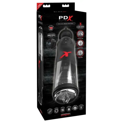 Automatický masturbátor PDX Elite Deluxe Mega-Bator s rotací a přirážením - obrázek 3