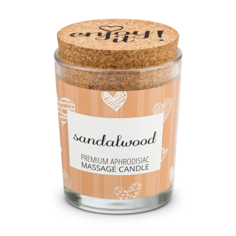 Masážní svíčka Magnetifico Sandalwood s feromony, santalové dřevo, 70 ml - obrázek 4