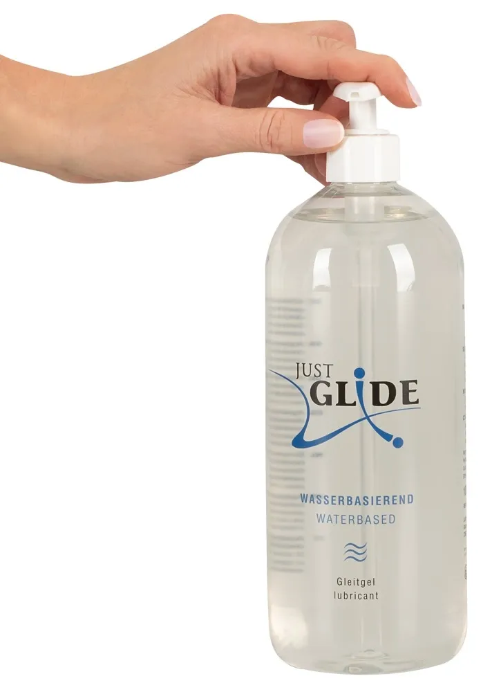 Lubrikační gel na vodní bázi Just Glide, 1 l - obrázek 4