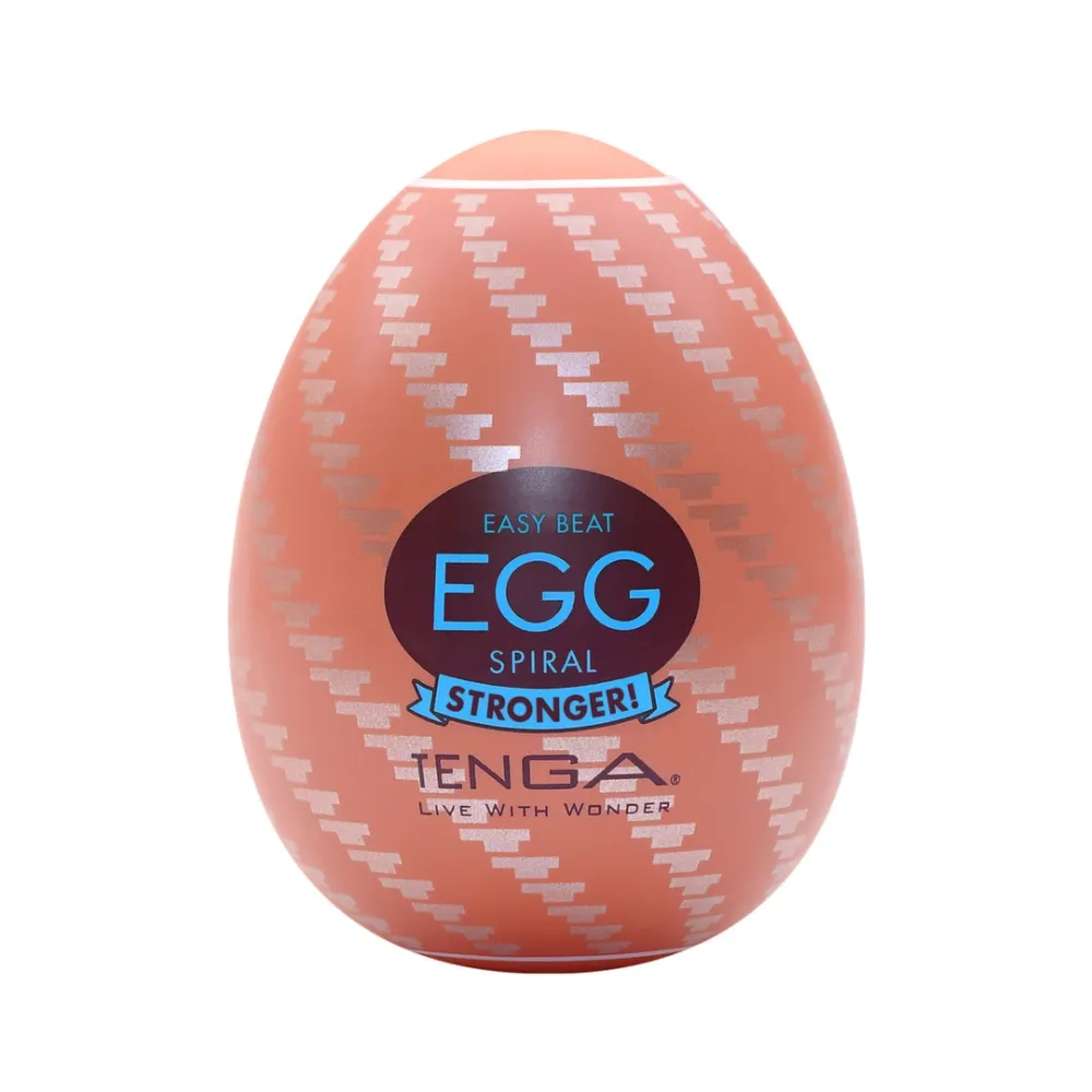 Masturbační vajíčko Tenga EGG Spiral, hnědé, 1 ks