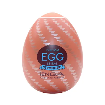 Masturbační vajíčko Tenga EGG Spiral, hnědé, 1 ks