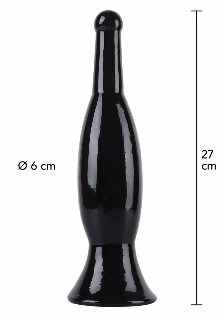 Anální kolík Hidden Desire Extreme Slider XXL, 27 cm, PVC, černý