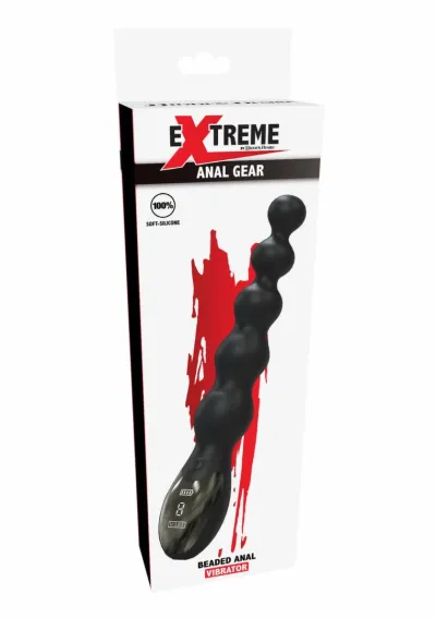 Anální vibrátor s kuličkami Hidden Desire Extreme Beaded Anal Power Vibrator, černý - obrázek 3