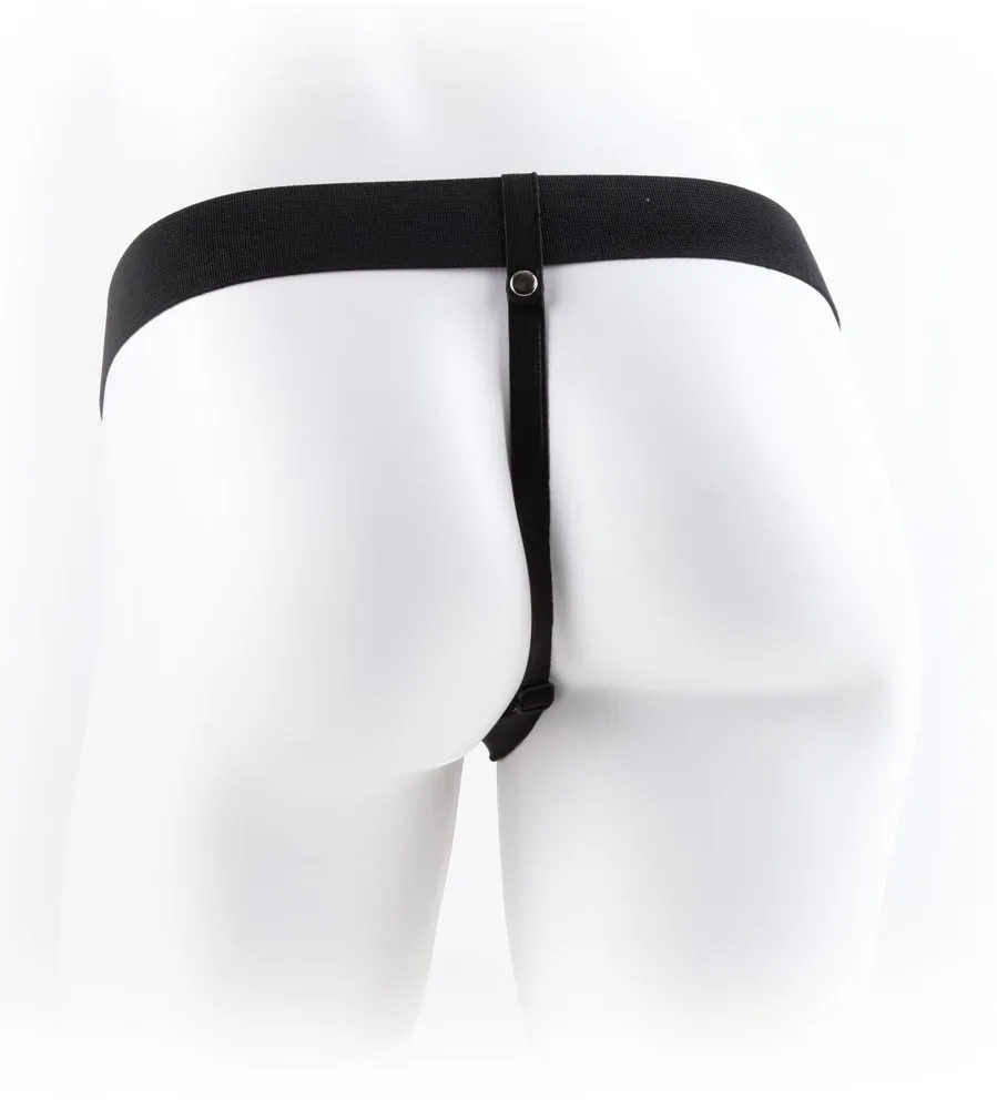 Dutý strap-on s varlaty Fetish Fantasy Series 7″, 17,8 cm, tělový - obrázek 5