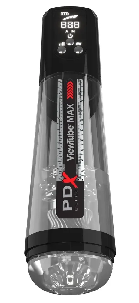 Automatický masturbátor PDX Elite ViewTube Max View s průhledným návlekem - obrázek 2