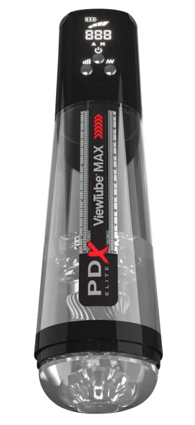 Automatický masturbátor PDX Elite ViewTube Max View s průhledným návlekem - obrázek 2