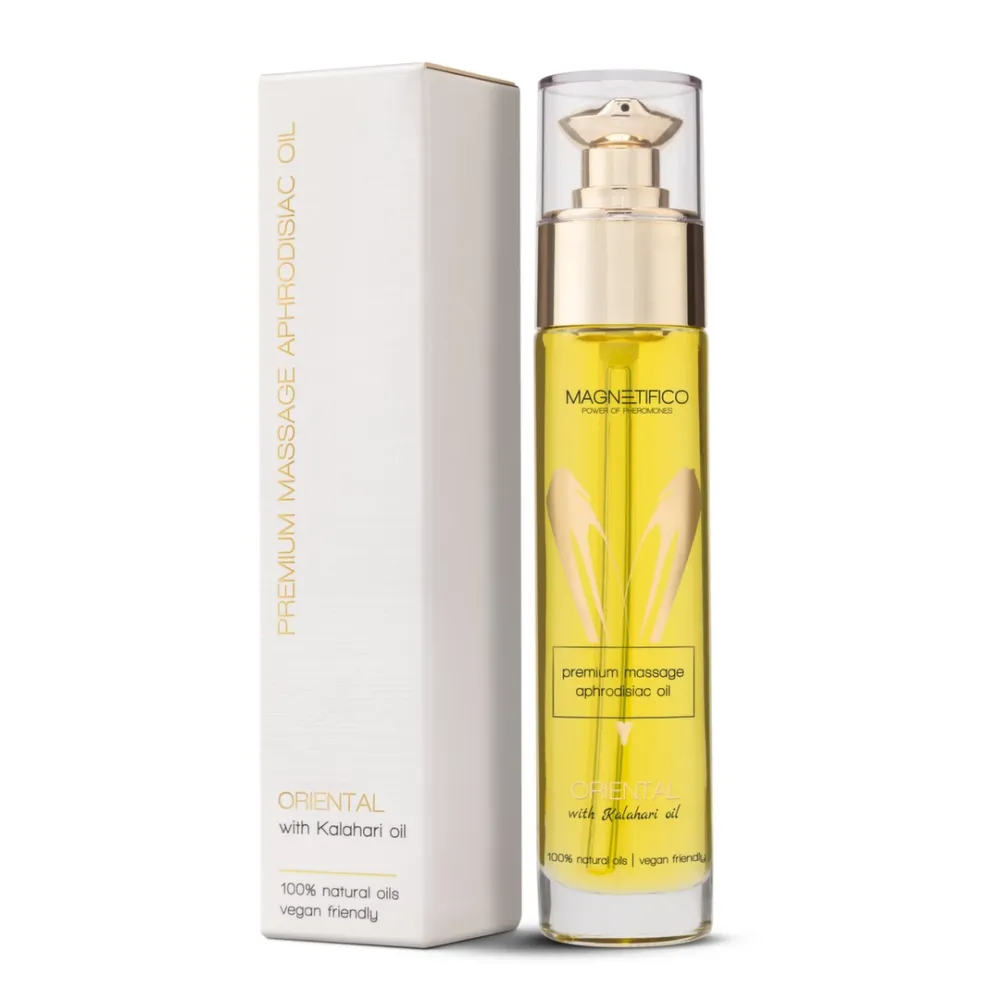 Masážní olej Magnetifico Oriental Aromatic Premium, veganský, 50 ml