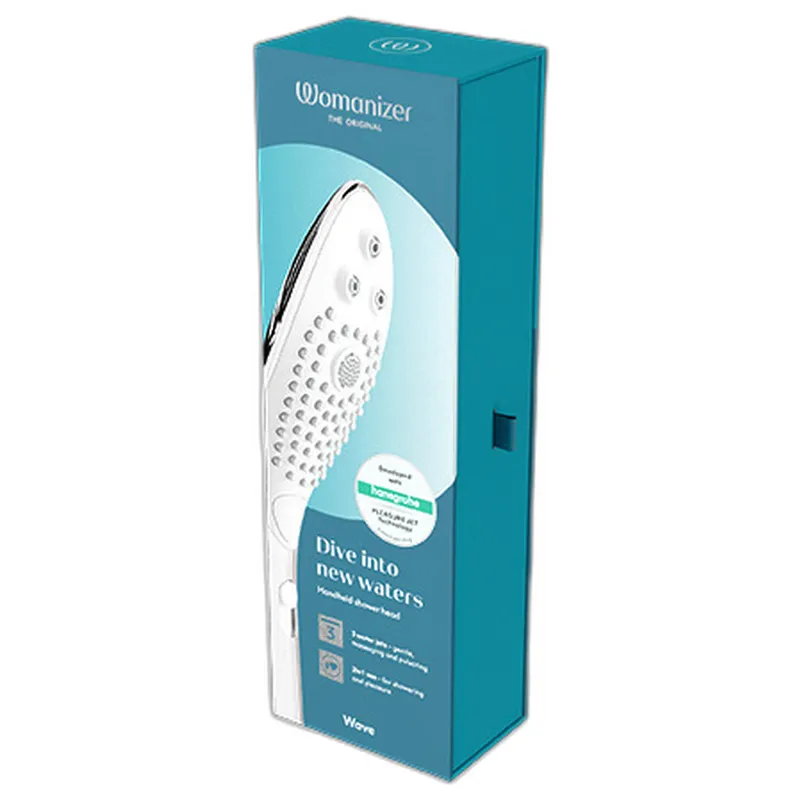 Sprchová hlavice se stimulací klitorisu Womanizer Wave, chromová - obrázek 15