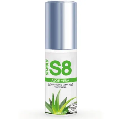 Lubrikační gel STIMUL8 S8 Aloe Vera na vodní bázi, 50 ml