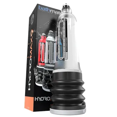 Vakuová pumpa na penis Bathmate Hydromax 9, průhledná - obrázek 4