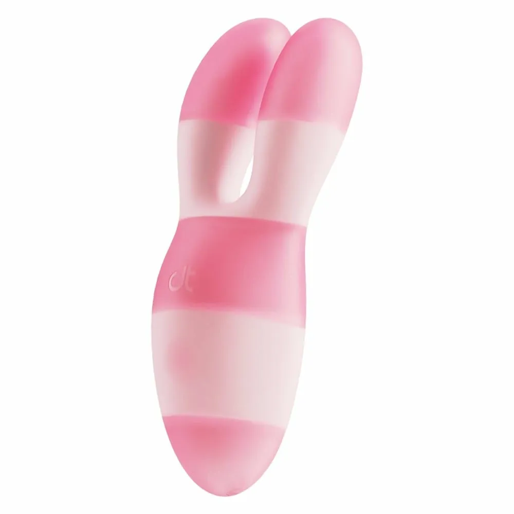 Cestovní minivibrátor Glitz Pinky Promise se dvěma motory, ohebný, růžový, 9 cm - obrázek 3