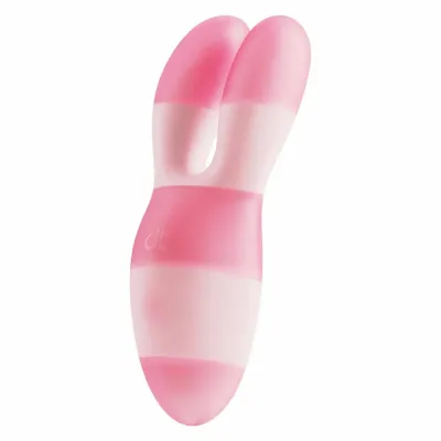 Cestovní minivibrátor Glitz Pinky Promise se dvěma motory, ohebný, růžový, 9 cm - obrázek 3