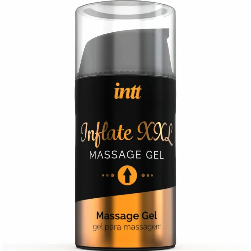 Intimní gel pro erekci a zvětšení penisu INTT Inflate XXL, skořice, 15 ml