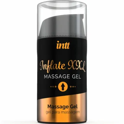 Intimní gel pro erekci a zvětšení penisu INTT Inflate XXL, skořice, 15 ml