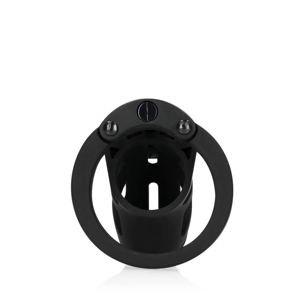 Silikonová klec cudnosti ManCage Model 23, 6,5 cm, nastavitelná, černá - obrázek 5