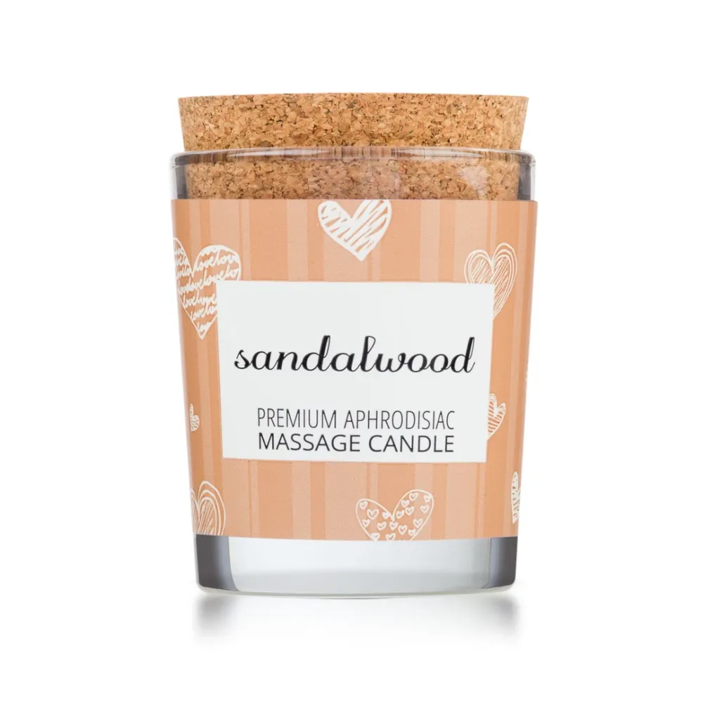 Masážní svíčka Magnetifico Sandalwood s feromony, santalové dřevo, 70 ml - obrázek 3