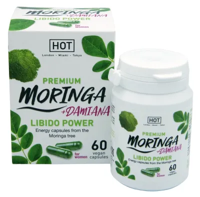 Kapsle na libido pro ženy HOT BIO Moringa Women Caps, 60 ks - obrázek 2