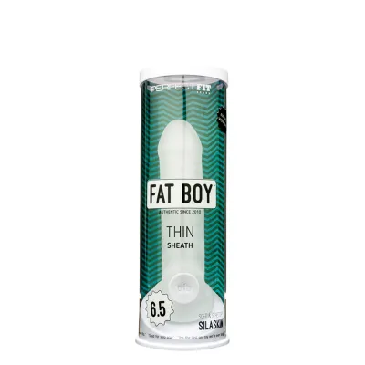 Návlek na penis Perfect Fit Fat Boy Thin Sheath, 16,5 cm, transparentní - obrázek 2