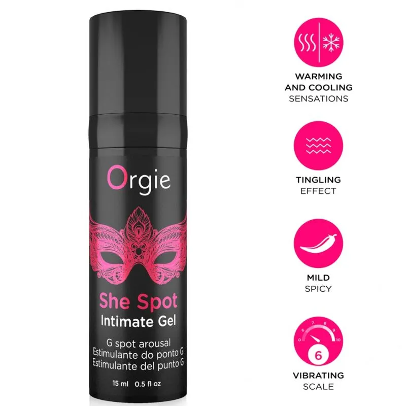 Stimulační gel na bod G Orgie She Spot, 15 ml