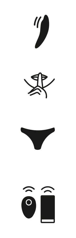 Vibrátor do kalhotek We-Vibe Moxie+ s dálkovým ovládáním a aplikací, černý - obrázek 4