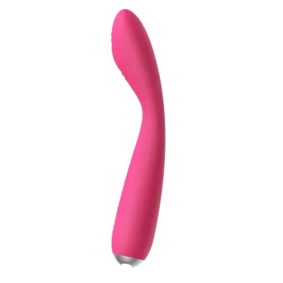 Vibrátor na bod G Svakom Iris, 5 režimů, vodotěsný, švestkově červený, 180 mm - obrázek 5