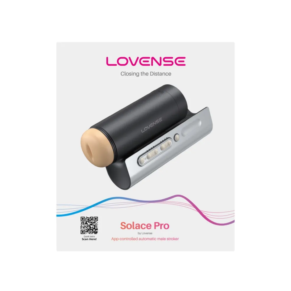 Automatický přirážecí masturbátor Lovense Solace Pro, černý - obrázek 9