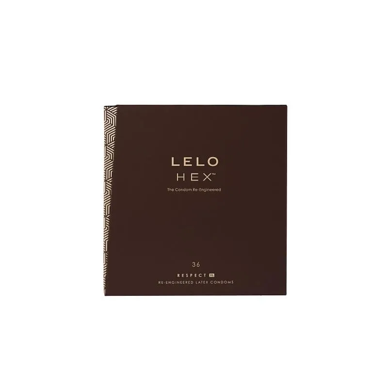 Kondomy LELO HEX Respect XL, 36 ks