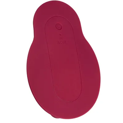 Vibrátor CalExotics Dual Rider s dálkovým ovládáním a přirážením, červený - obrázek 7