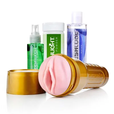 Masturbátor Fleshlight Stamina Training Unit STU, výhodná sada s péčí - obrázek 7