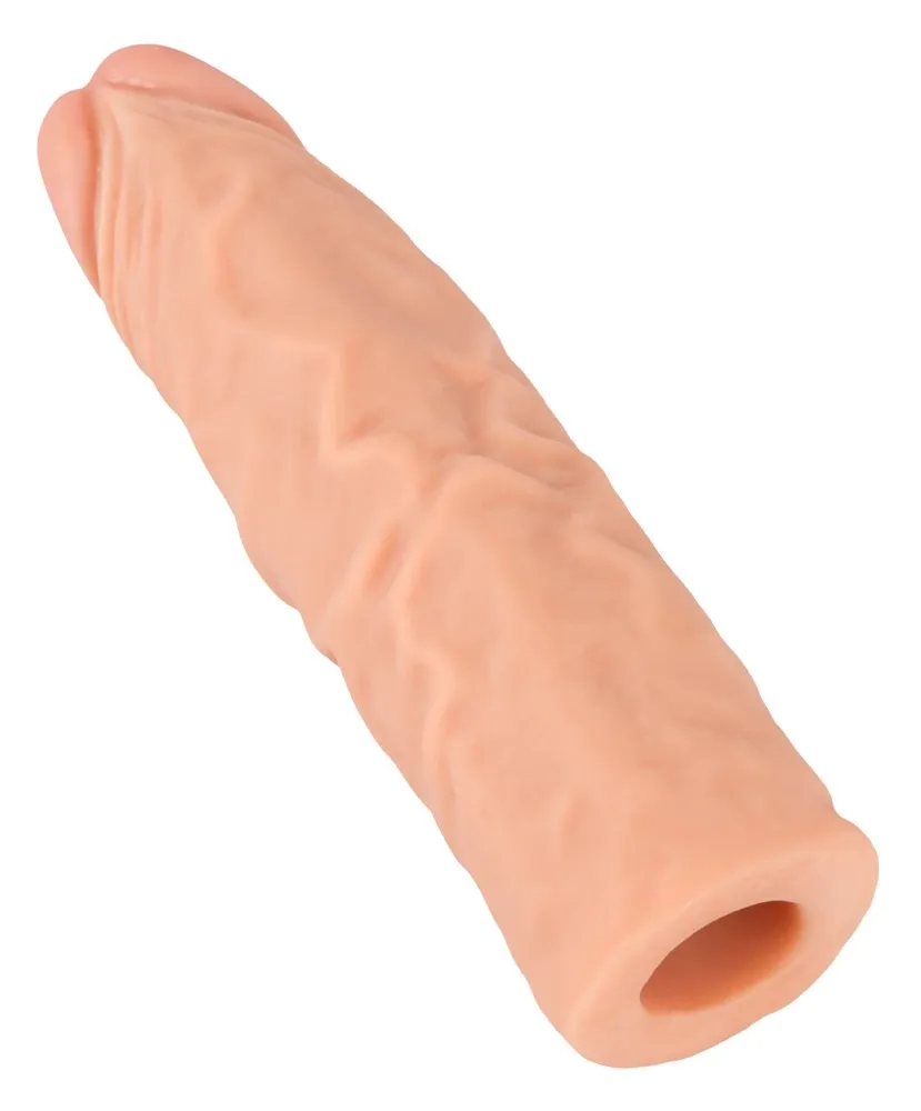 Prodlužovací návlek na penis You2Toys Nature Skin, realistický, tělový, 19,5 cm - obrázek 3