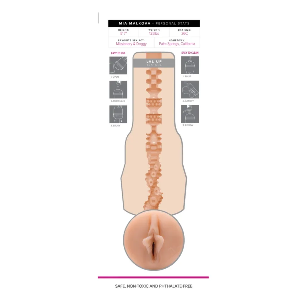 Masturbátor Fleshlight Girls Mia Malkova Lvl Up - obrázek 6