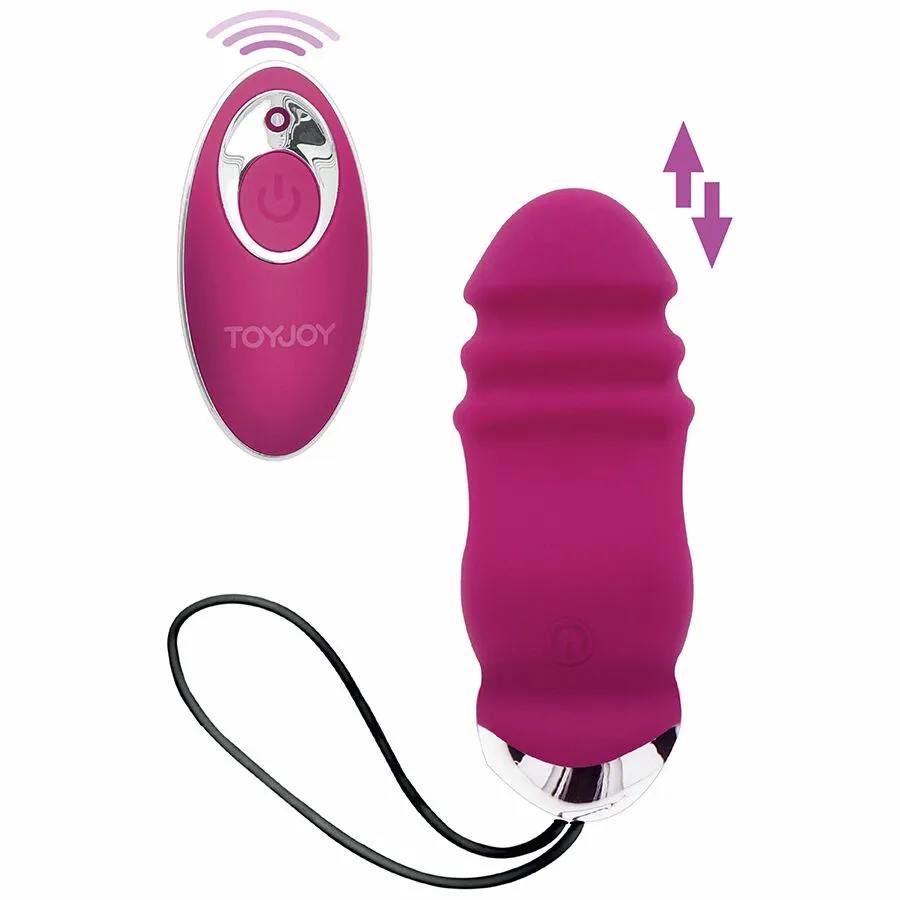 Vibrační vajíčko na dálkové ovládání ToyJoy Happiness Sunny Side Up & Down, fuchsiové