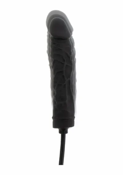Nafukovací dildo Hidden Desire Extreme Inflatable Dong Advanced, silikon, černé - obrázek 5