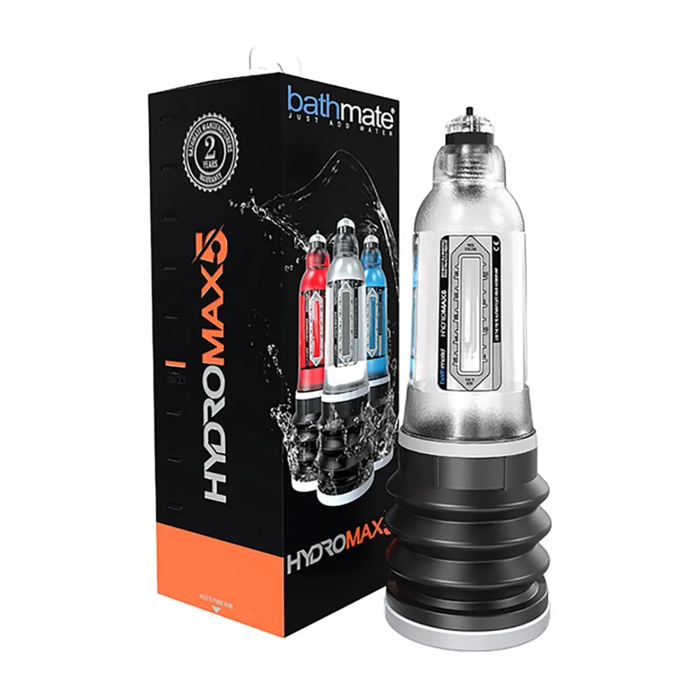 Vakuová pumpa na penis Bathmate Hydromax 5, průhledná - obrázek 2