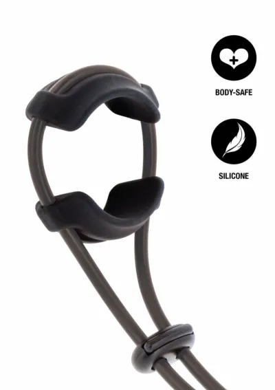Nastavitelný erekční kroužek Hidden Desire Adjustable Comfort, silikon, černý - obrázek 5
