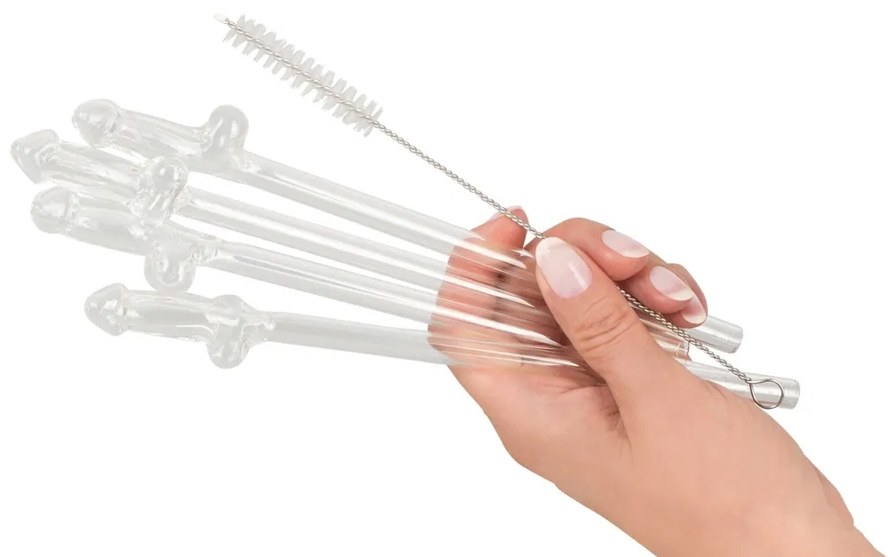 Sada skleněných brček You2Toys, 4 ks, 21,5 cm - obrázek 5