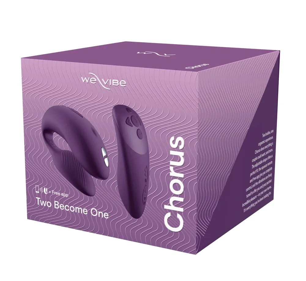Vibrátor pro páry We-Vibe Chorus s dálkovým ovládáním, fialový