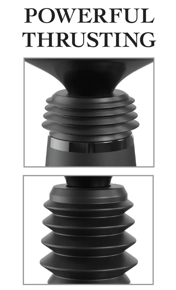 Přirážecí stroj na dildo Fetish Fantasy Series Body Dock Thruster, 7 režimů, černý - obrázek 5