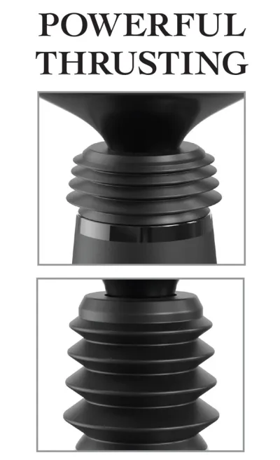 Přirážecí stroj na dildo Fetish Fantasy Series Body Dock Thruster, 7 režimů, černý - obrázek 5