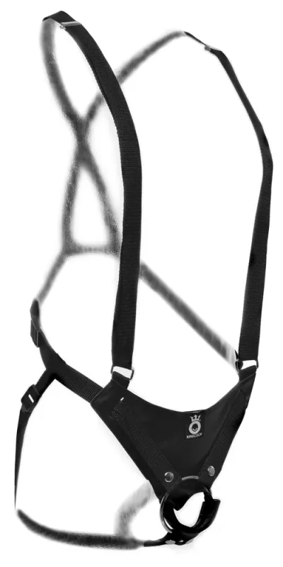 Dutý strap-on Pipedream King Cock s nastavitelným postrojem, 28 cm - obrázek 8