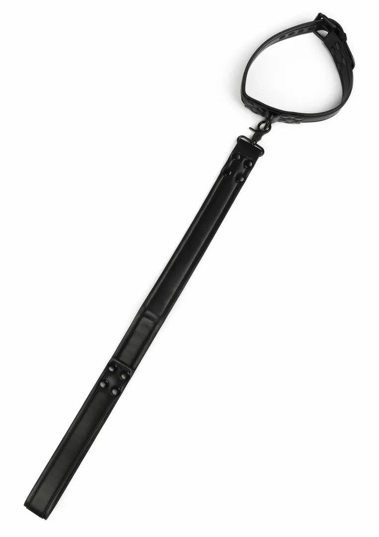 Obojek s vodítkem AVANZA VANTAGE 8 Signature, umělá kůže, černý - obrázek 6