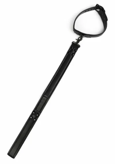 Obojek s vodítkem AVANZA VANTAGE 8 Signature, umělá kůže, černý - obrázek 6