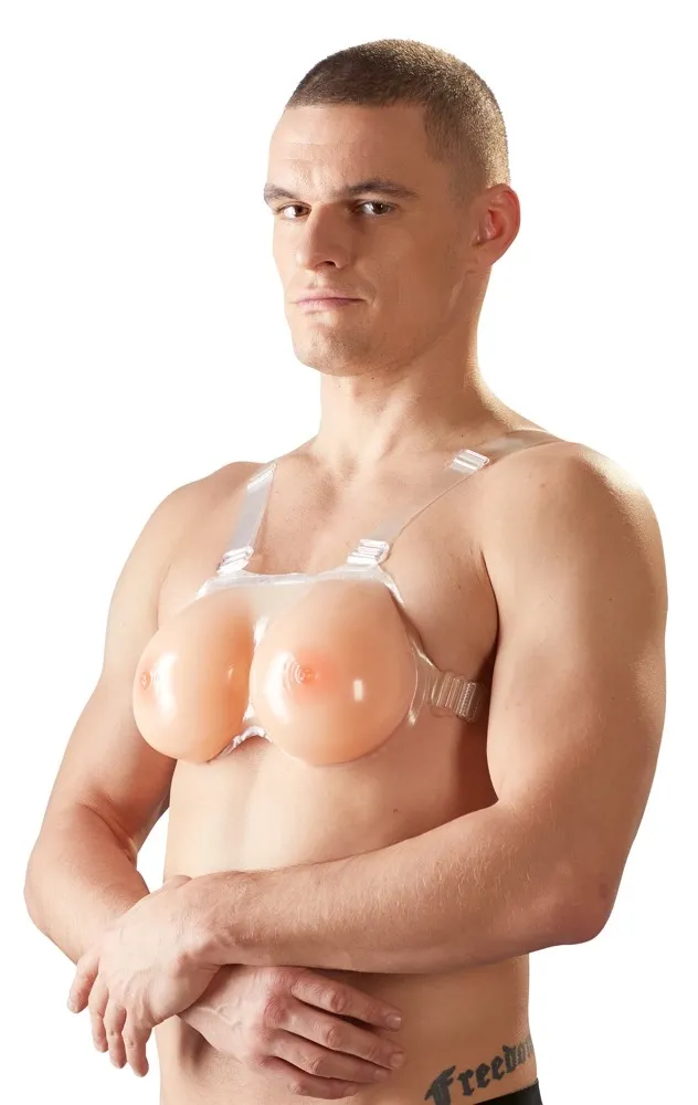 Silikonová umělá prsa You2Toys s nastavitelnými popruhy, 1200 g - obrázek 6