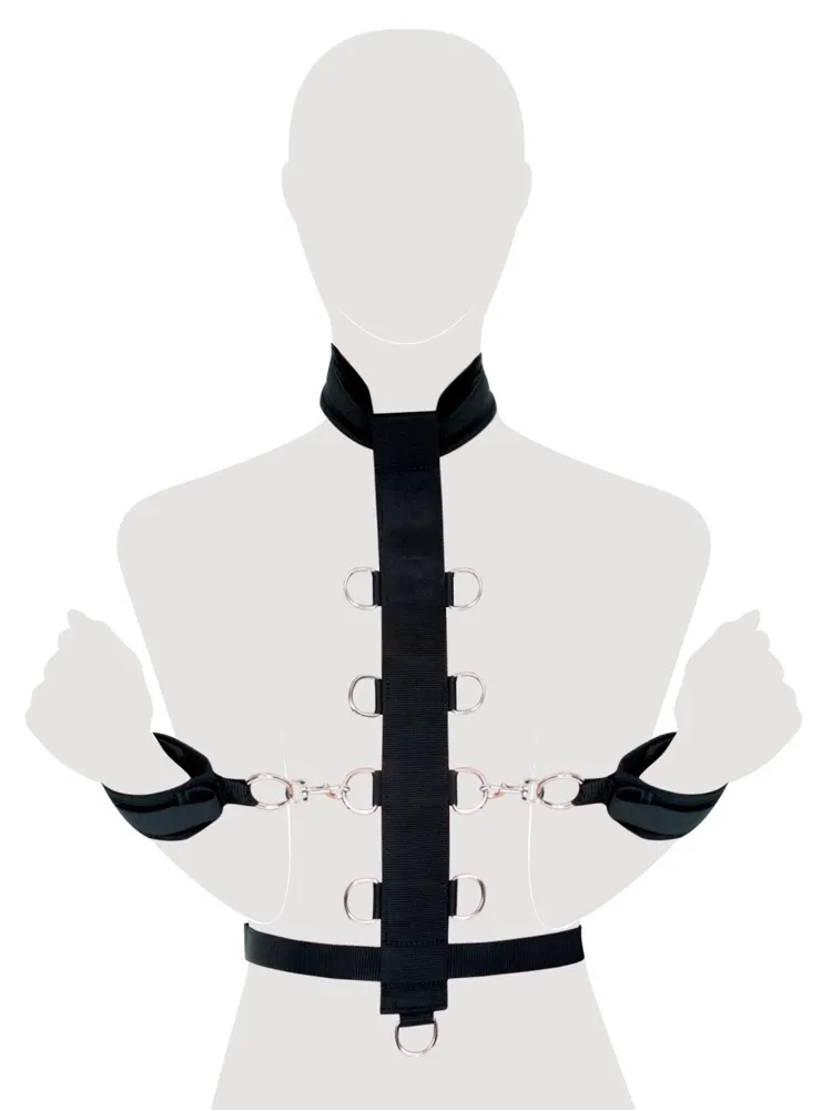 Fixační postroj s pouty Fetish Fantasy Series Fantasy Harness, černý - obrázek 5